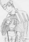 Gippal and Rikku by ameyxo