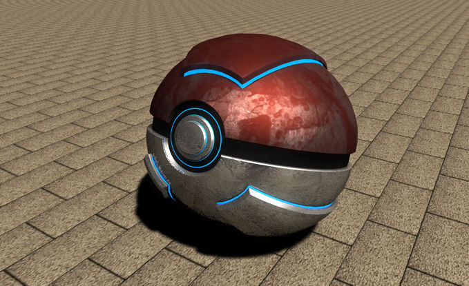 Dynamic Pokeball Realistic Pokeball v.3 by FinnAkira on DeviantArt