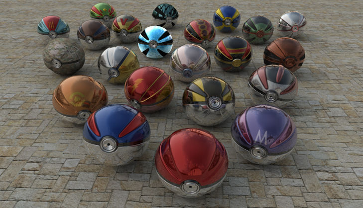 Dynamic Pokeball All Kind Of Realistic Pokeballs (V3) by FinnAkira on DeviantArt