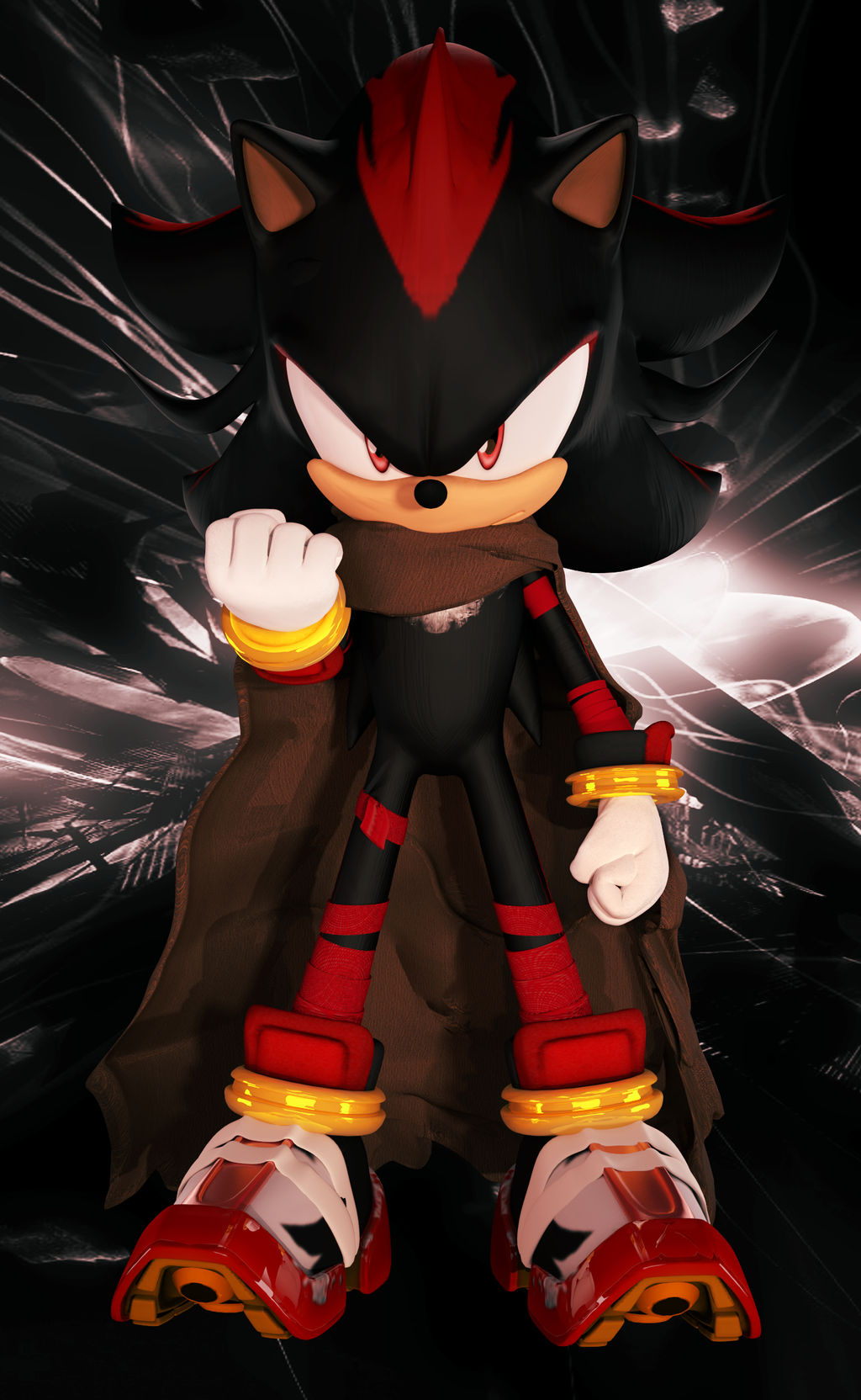 Shadow Sonic Boom Style Version 2 by Silverdahedgehog06 on DeviantArt