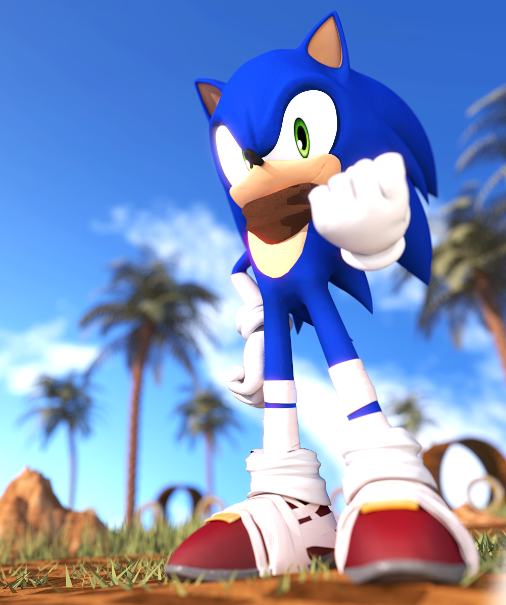 Classic Sonic Advance Pose by FinnAkira on deviantART