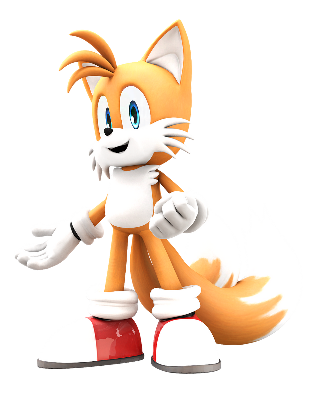 Tails Flying (Recreated Pose) Upgraded by FinnAkira on @DeviantArt