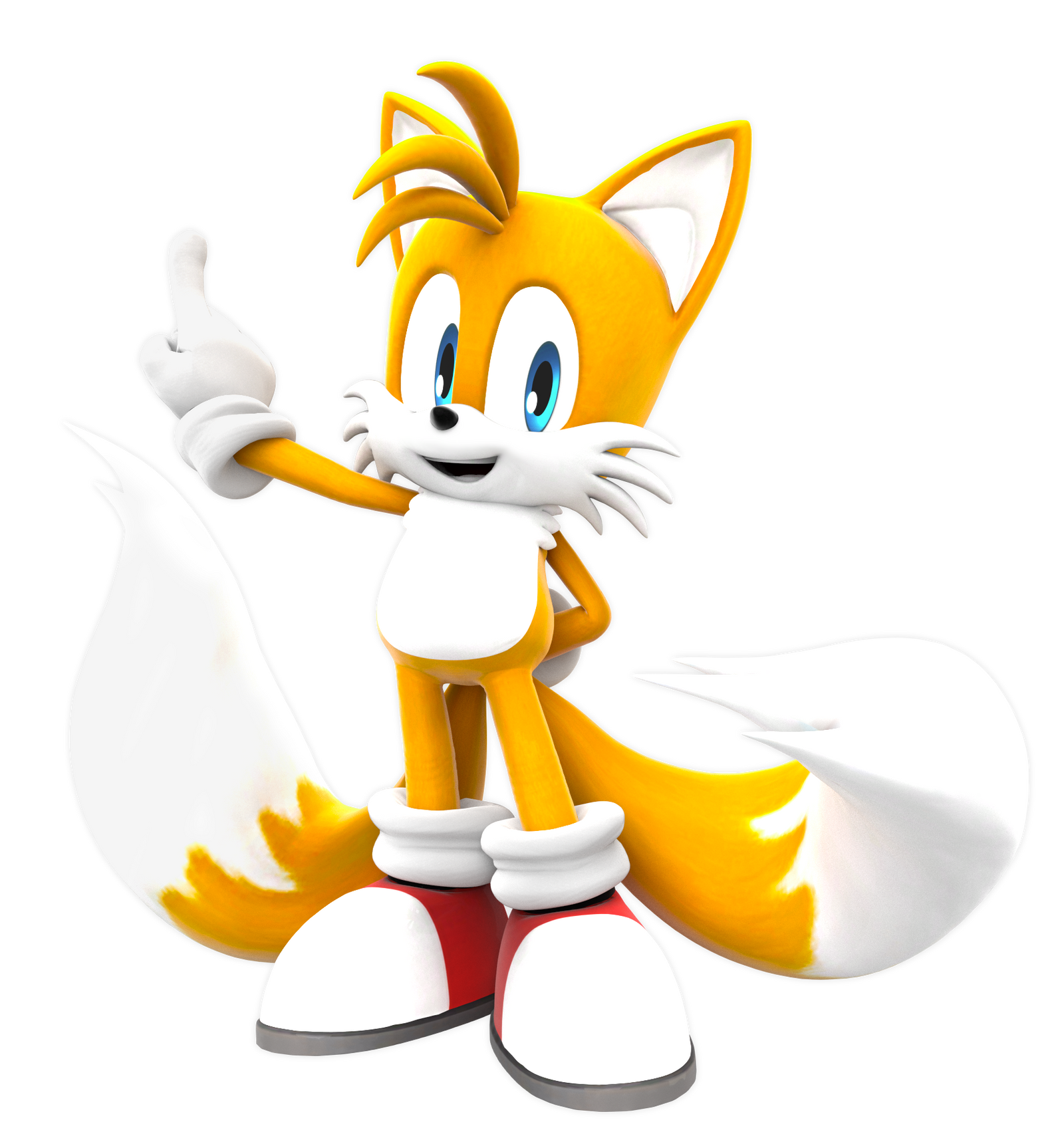 Tails (Sonic Rush Adventure Pose) Re-render by FinnAkira on DeviantArt