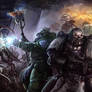 Warhammer 40k Book Cover Illustration