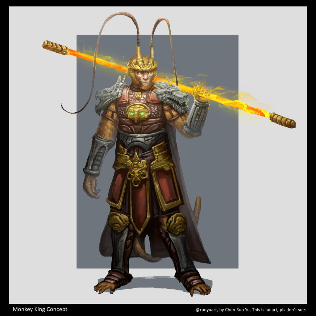 Cathay Monkey King Concept Art By Ruoyuart On Deviantart Cathay Monkey King Concept Art By Ruoyuart On Deviantart