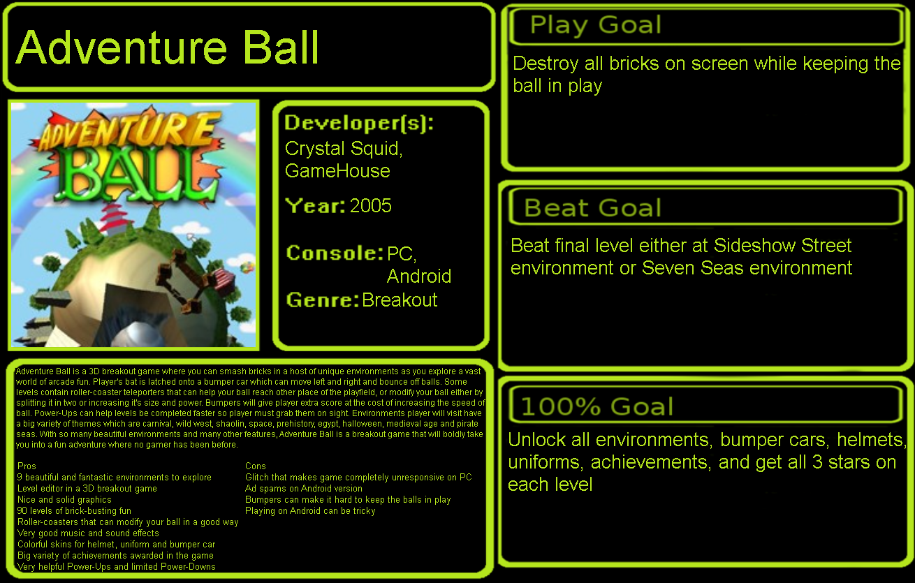 Ball adventure discount games