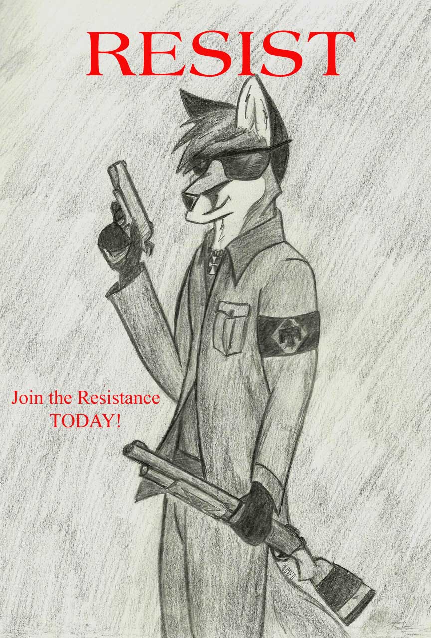 Resistance Rake Poster Resistance Poster by SimonovFox on DeviantArt