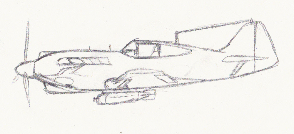 Fighter Concept Sketch