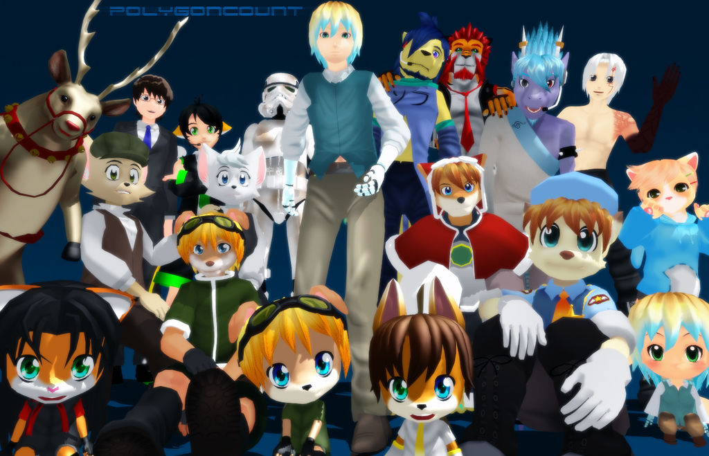 PolyCount Models (2011-2012) by PolygonCount on DeviantArt