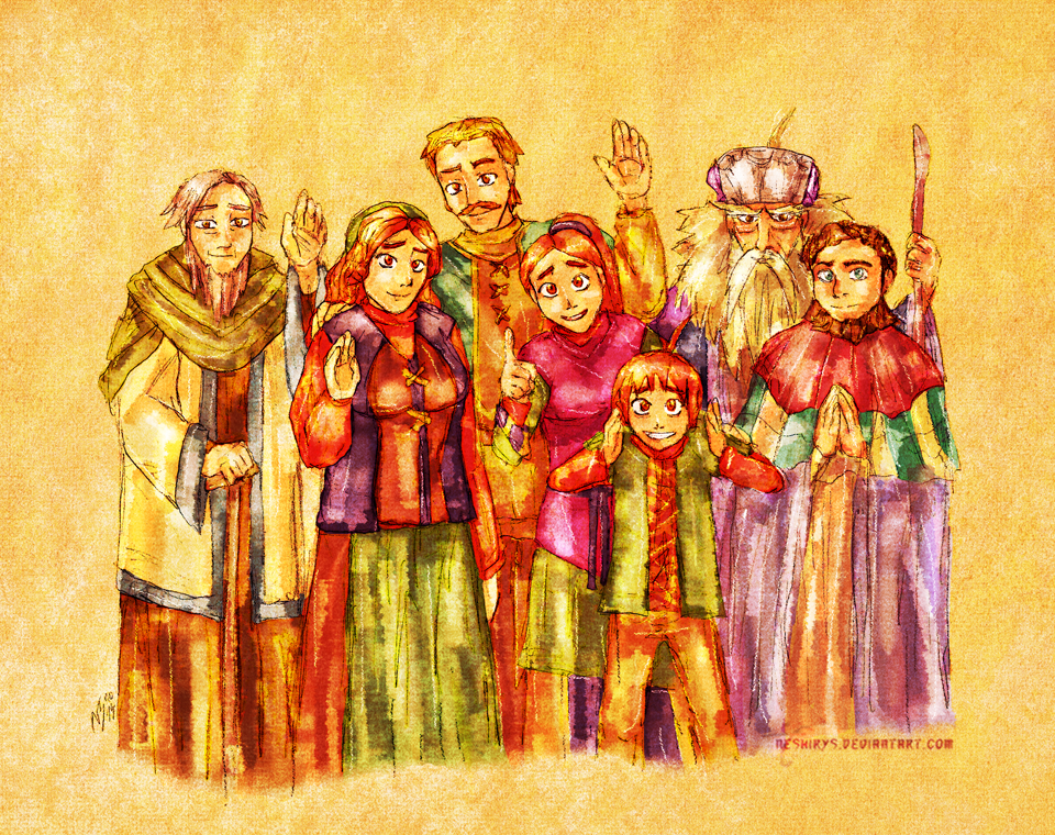 Golden Sun - Farewell, the People of Vale! by neshirys