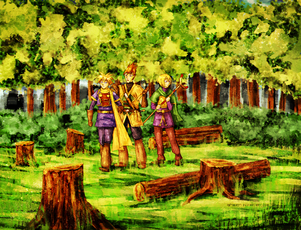 Golden Sun - Kolima Forest by neshirys