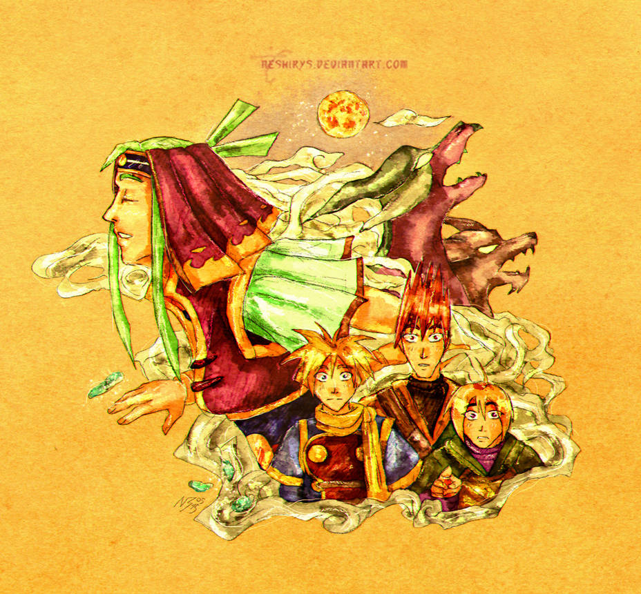 Golden Sun - Nightfall Time by neshirys