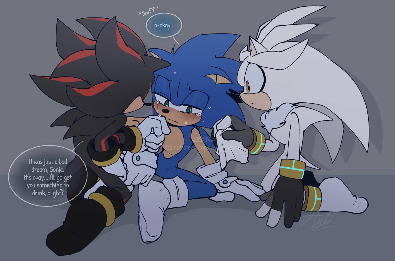 Sonic and shadow by anathewerehog on DeviantArt