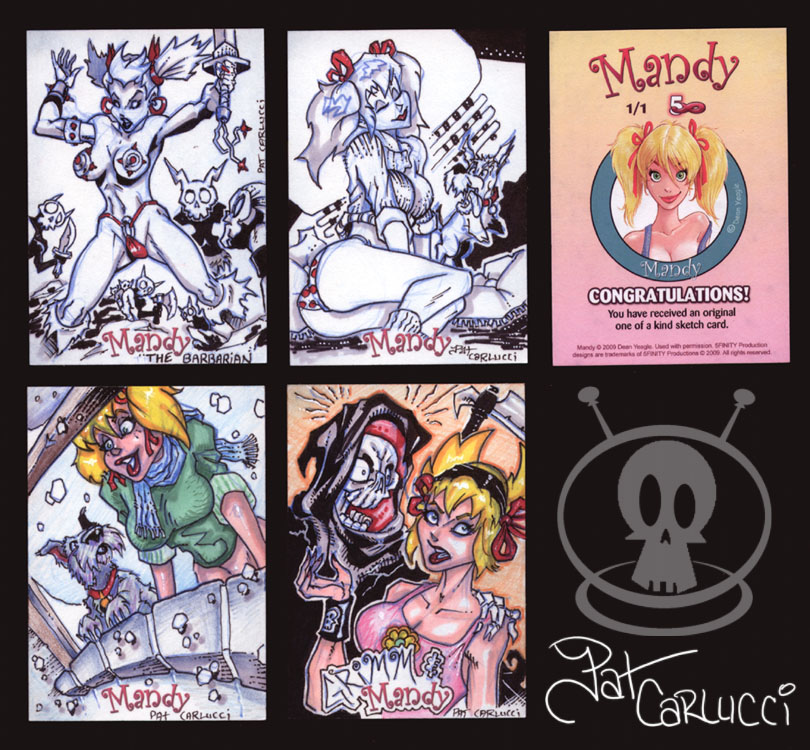 'MANDY' sketch cards 2009