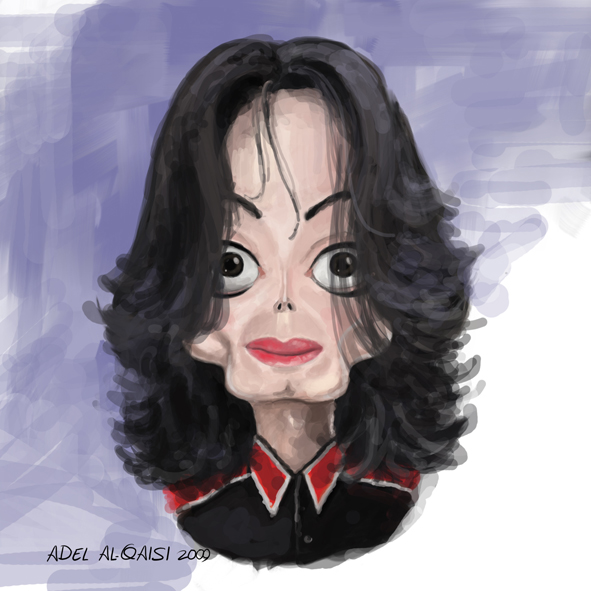 michael jackson caricature