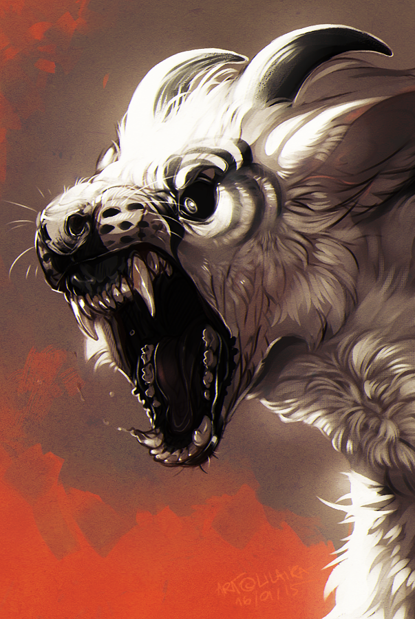 Commission for Velkss head close up