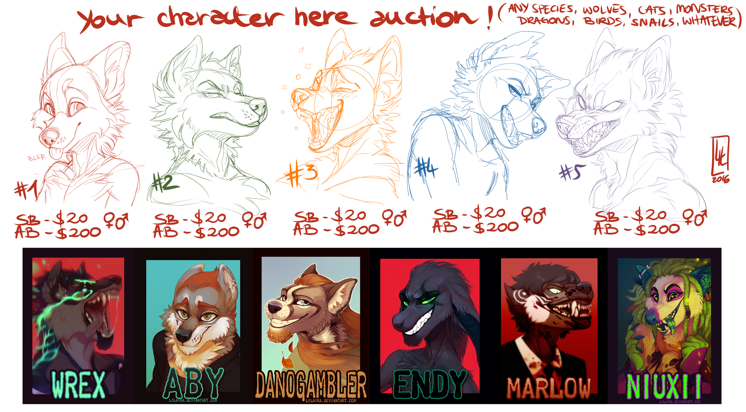 YCH BADGE AUCTION OPEN!