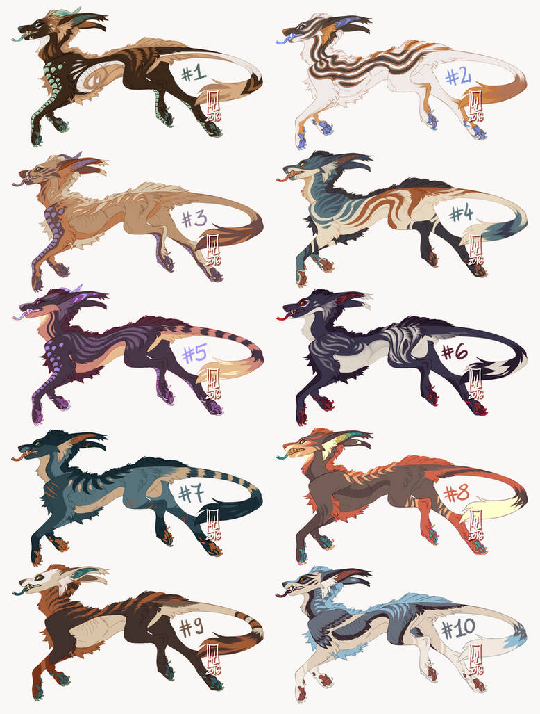 Vernid Adoptables FLATSALE CLOSED by LiLaiRa on DeviantArt