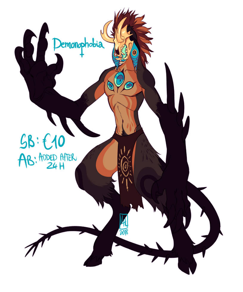 Demonaphobia Demonophobia Demon AUCTION by LiLaiRa on DeviantArt