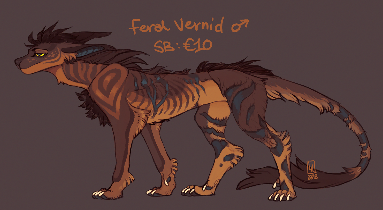 Feral vernid auction 2018-05-26 by LiLaiRa on DeviantArt
