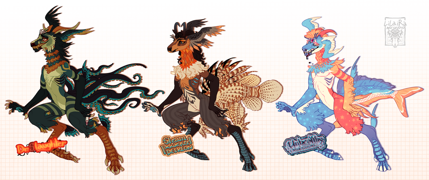 Deereon Adoptables! BATCH 3 AB ADDED by LiLaiRa