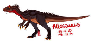 Allosaurus adoptable