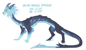 Blue noodle dragon auction