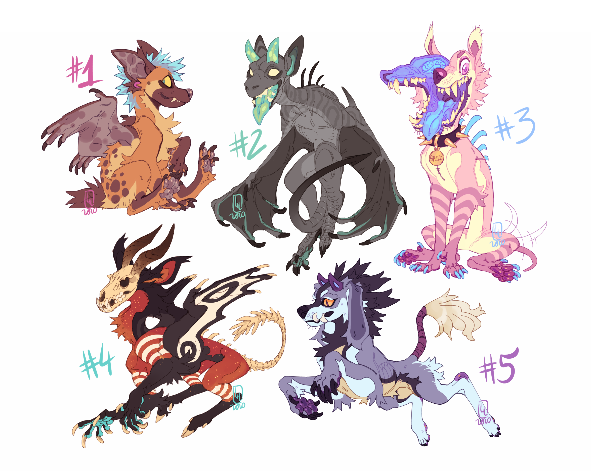 13/12/2020 Adoptables by LiLaiRa on DeviantArt