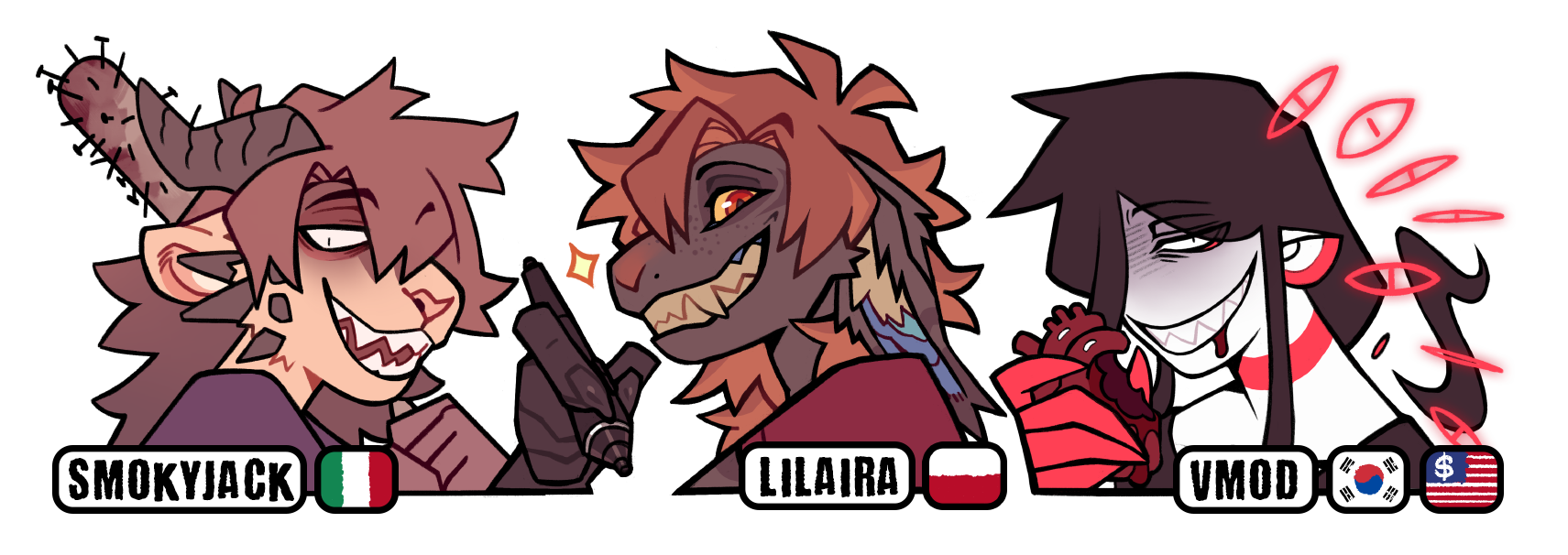 Meet the polycule by LiLaiRa on DeviantArt