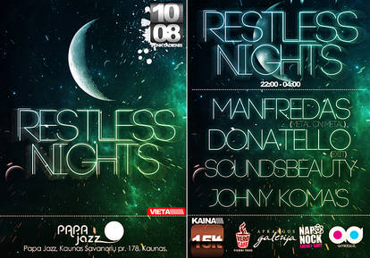 2 Side flyer RESTLESS NIGHTS