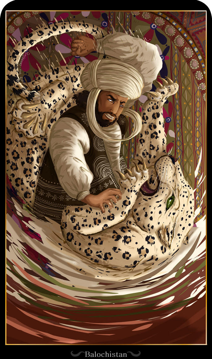 Cards of Asia - Balochistan by MangoMendoza