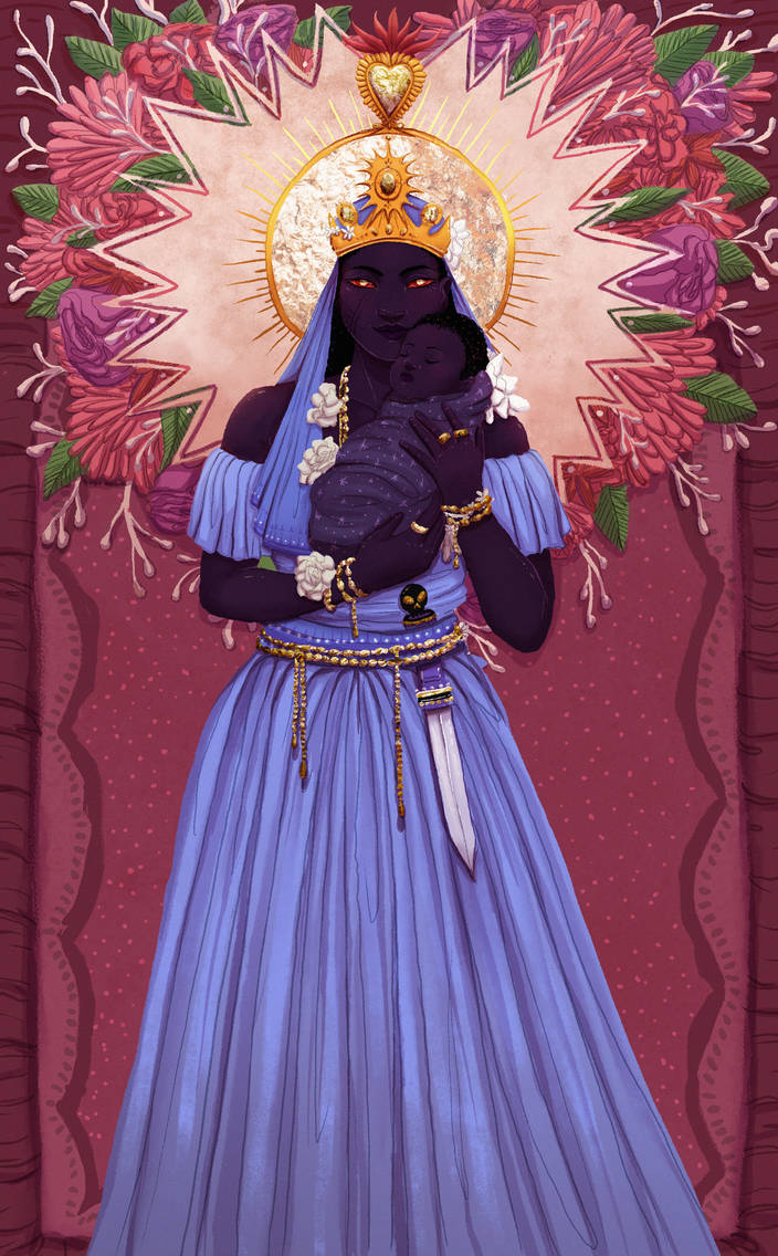 Deities - Erzulie Dantor by MangoMendoza on DeviantArt