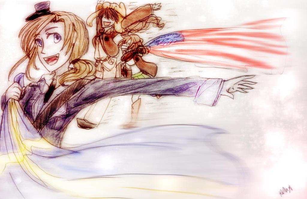 (Fem!Pewkencry) Race the flags