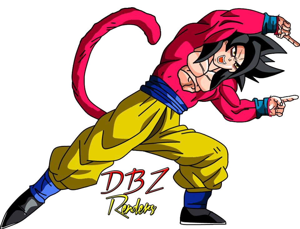  Render de Goku SSJ4 Fusión by DBZRENDERS on DeviantArt