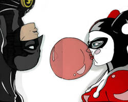 Harley Quinn and Red Robin