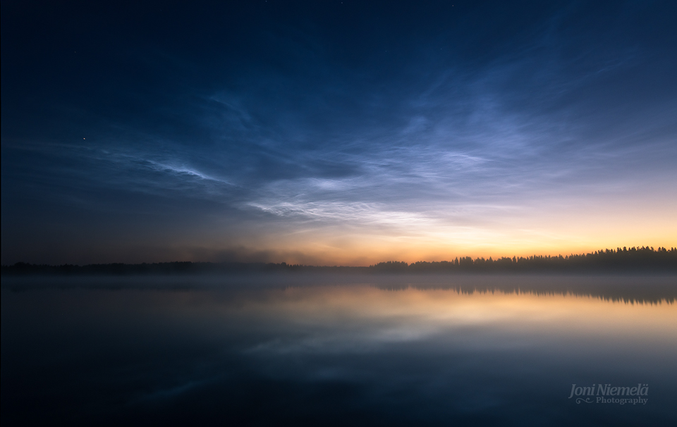 Night Clouds Over The Lake II