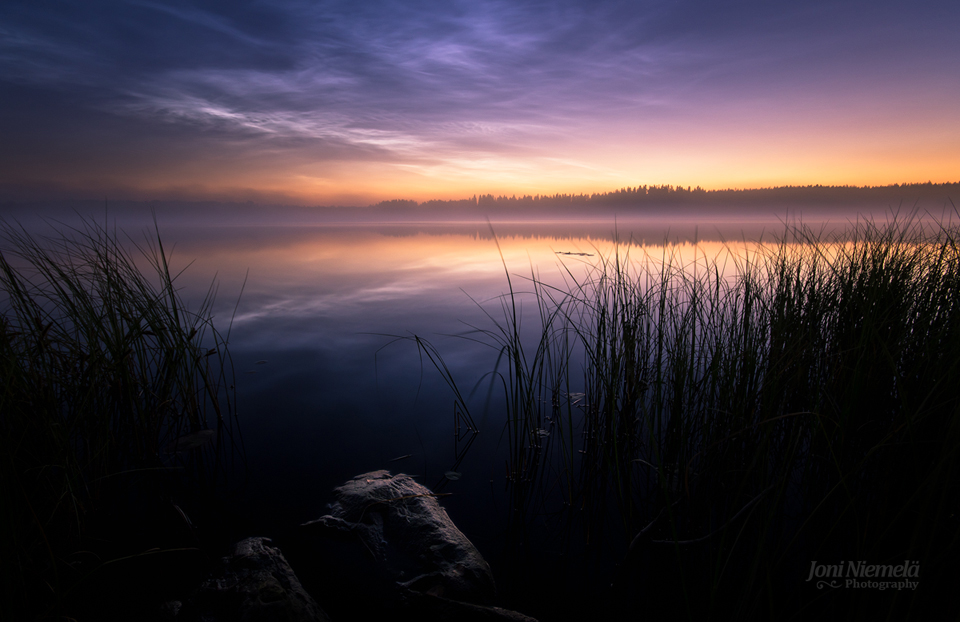 Night Clouds Over The Lake III