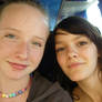 helena and me in the bus