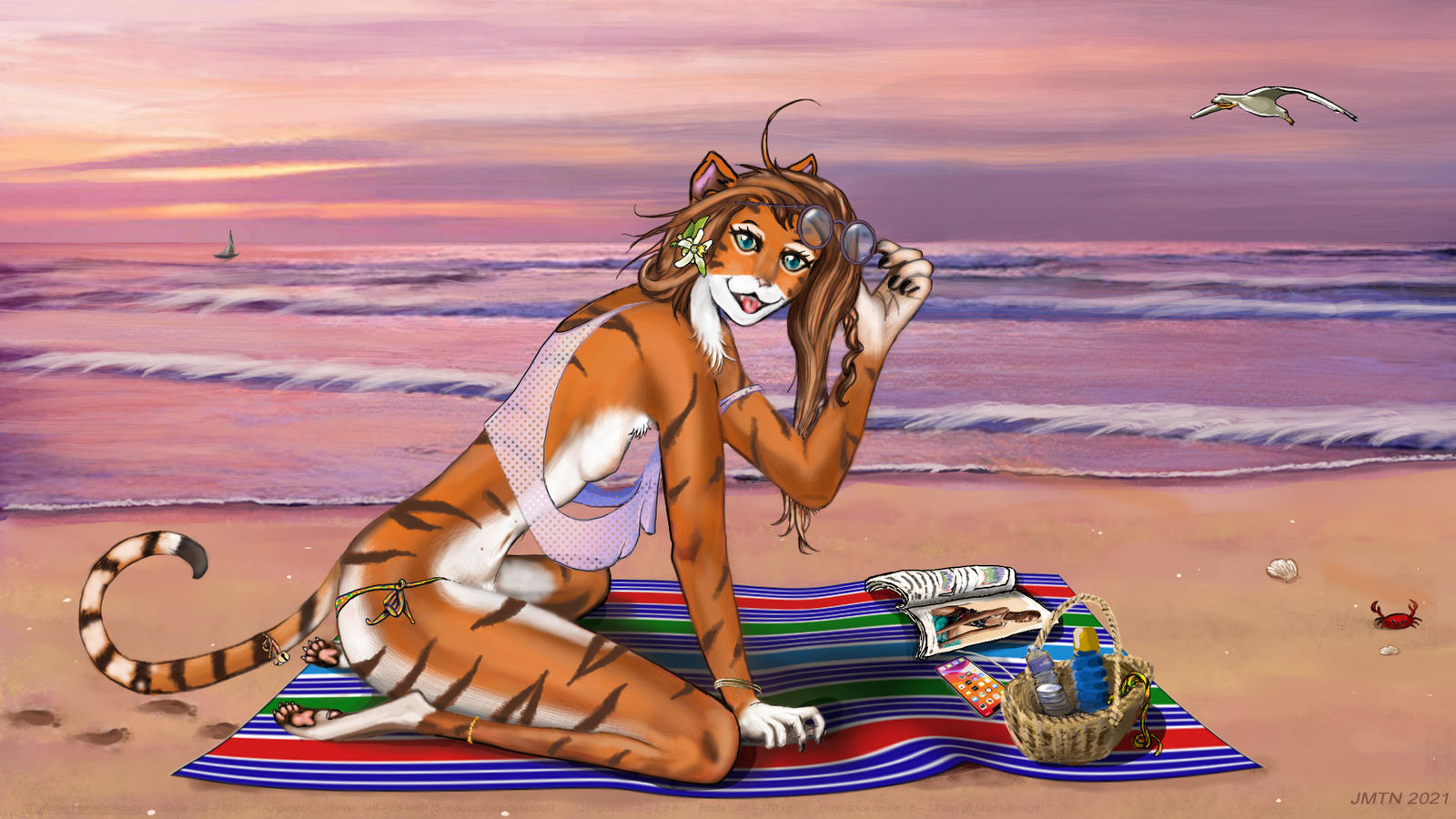 Florence Tigresse Anthro At The Beach 1 Jmtn By Martin On Deviantart Florence Tigresse Anthro At The Beach 1 Jmtn By Martin On Deviantart