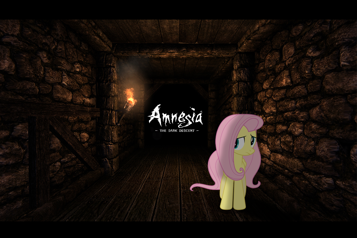 Fluttershy v.2 (My Little Amnesia Wallpaper)