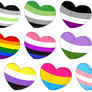 [F2U] Pride hearts!