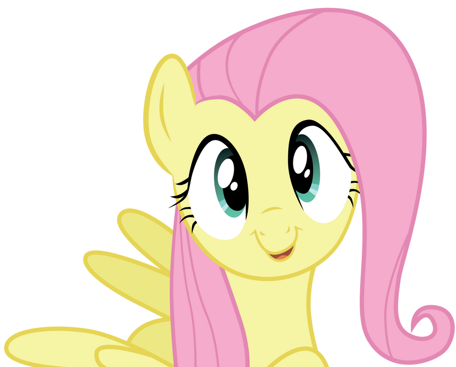 Cute Fluttershy vector