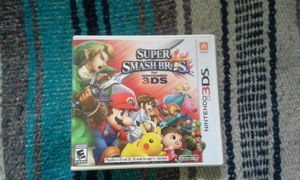 I got the new super smash bros.