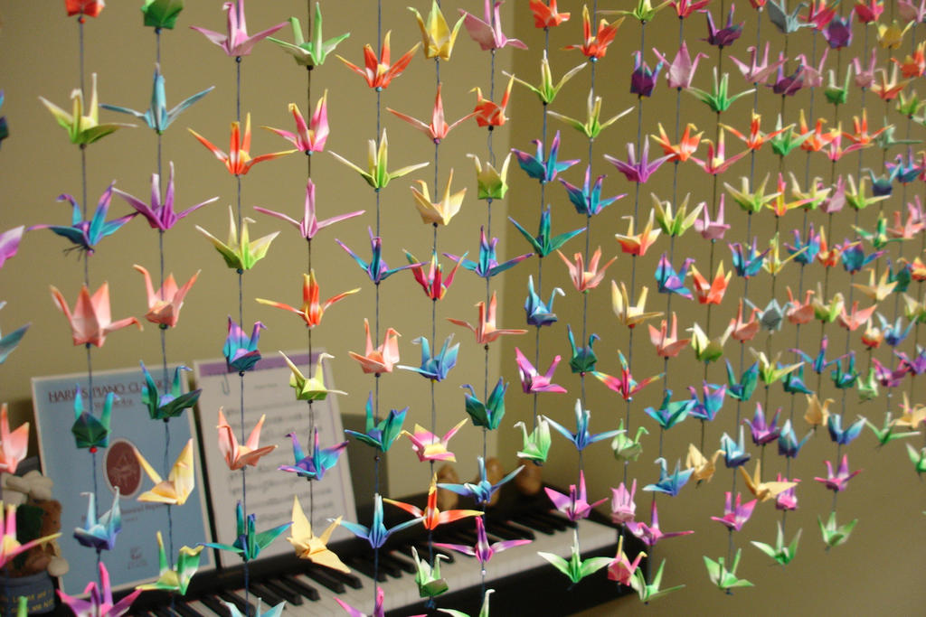 A thousand paper cranes II