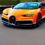 Bugatti-chiron Orange