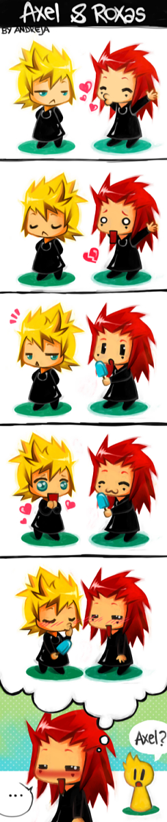 Roxas and Axel-fanart