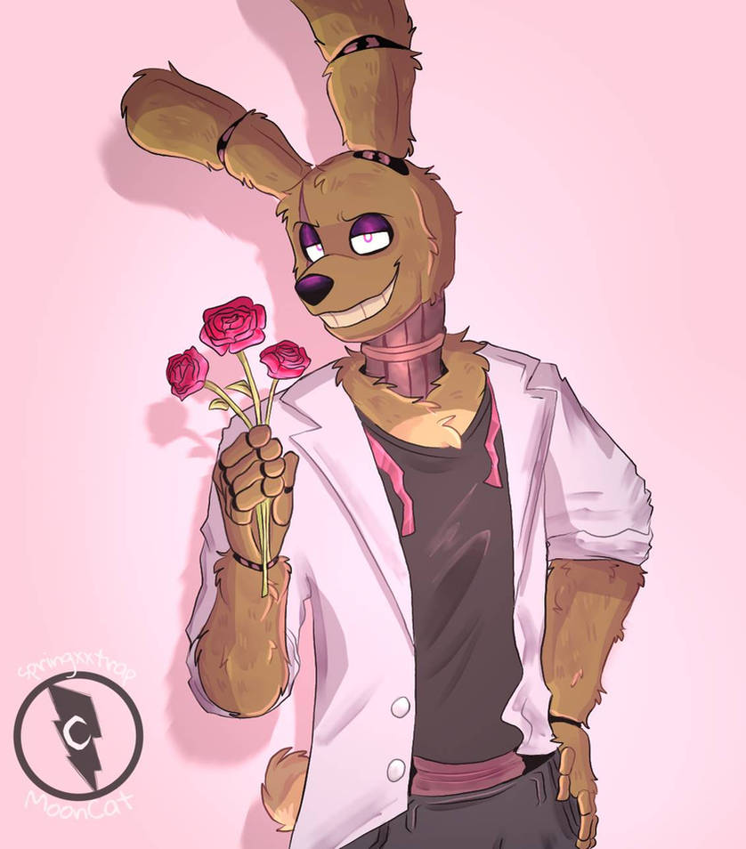 Spring Trap X Roxanne Springtrap mode chayanne by Mooncatxxtrap on DeviantArt