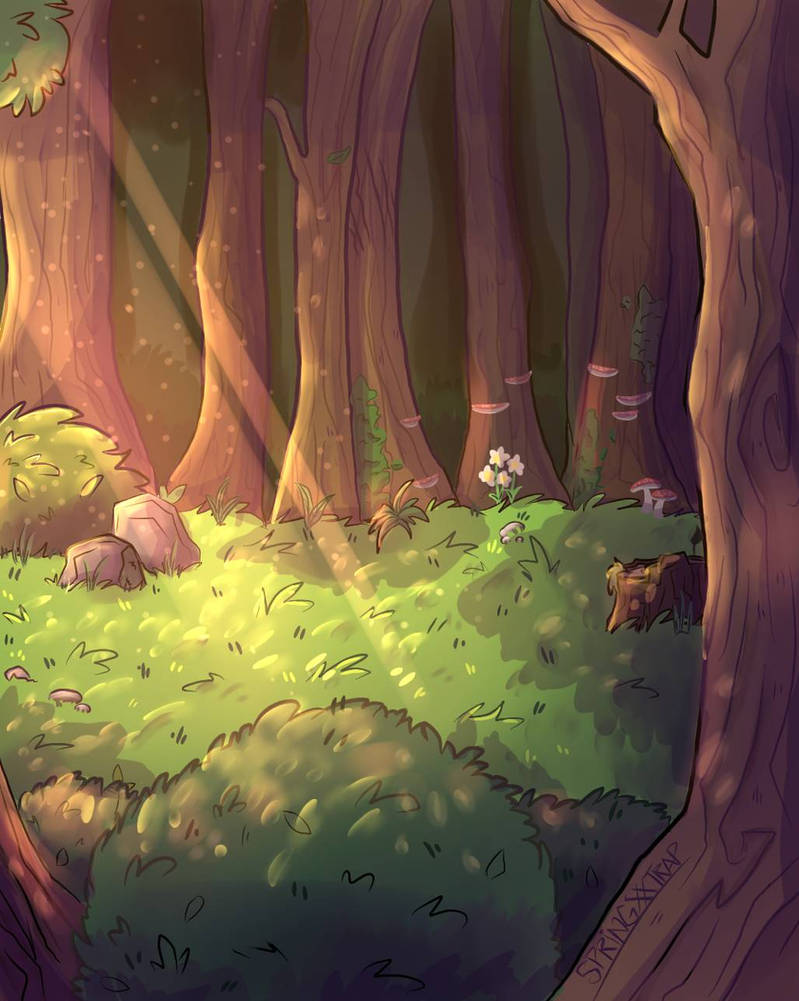 Forest by Mooncatxxtrap on DeviantArt