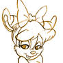 Fawn Deer Sketch 02