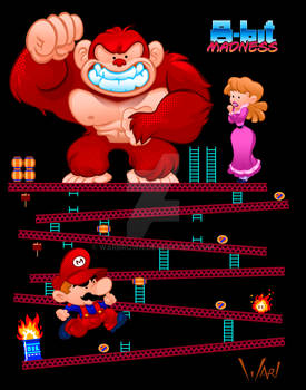 8-bit Madness Donkey Kong